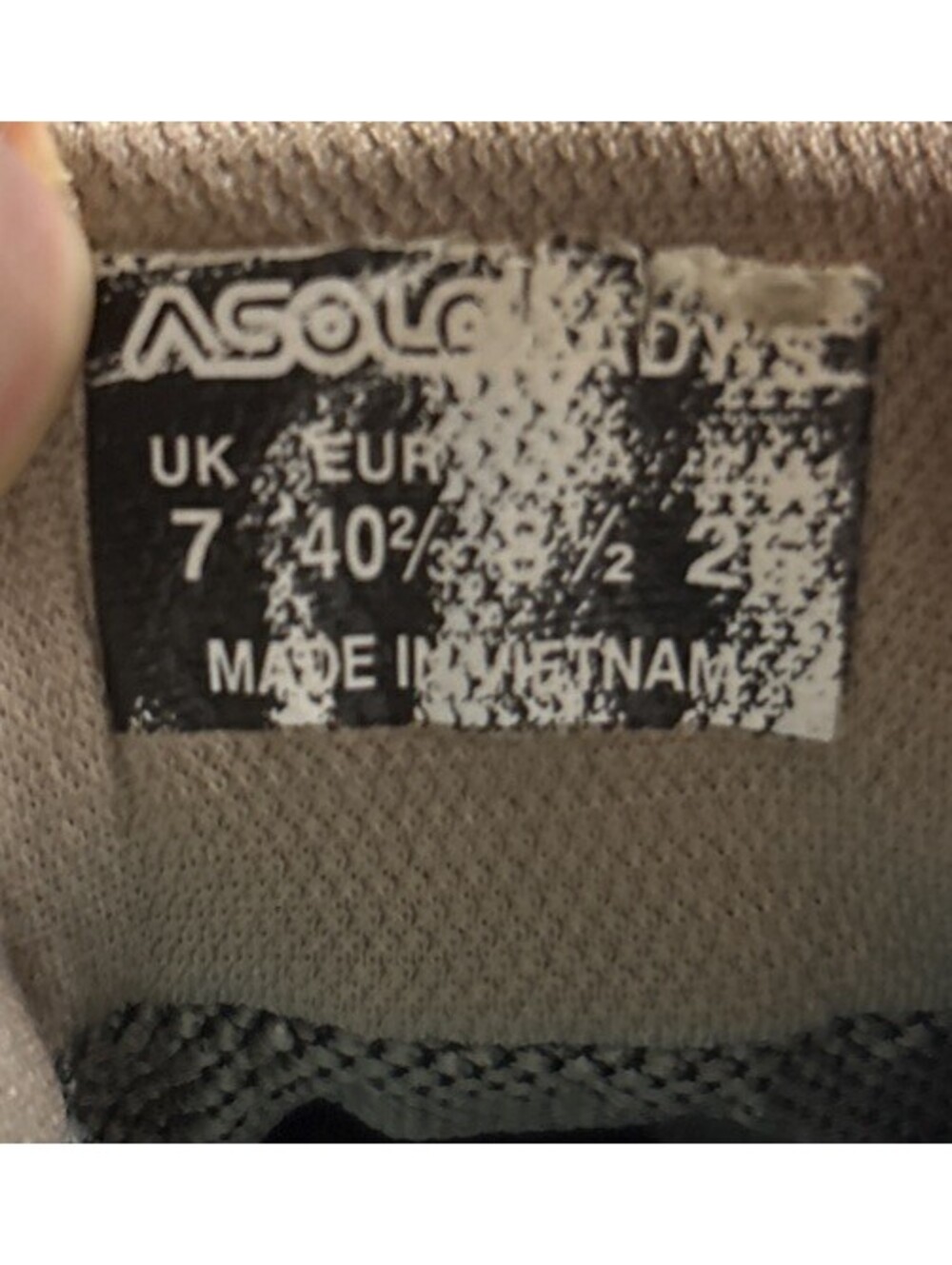 Asolo Grid GV Hiking Shoes GTX Women Size 8.5 Brown Tan Beige Goretex Trail - Picture 7 of 14